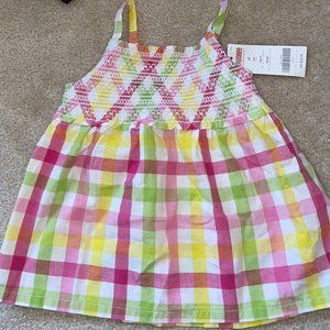 Gymboree smocked girls swing top shirt size 2T NWT